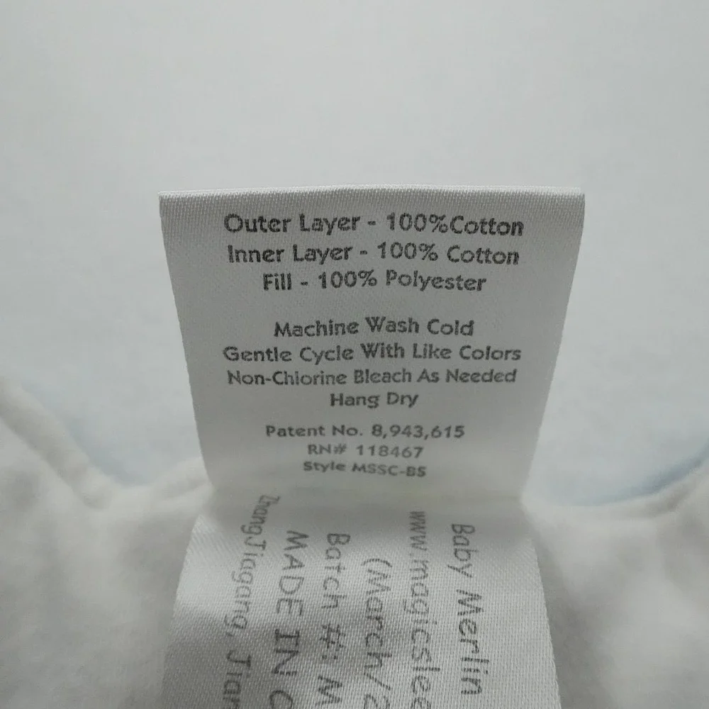 Baby‎ Merlin Magic Sleepsuit Small Blue Fleece 3-6  Months Sleep Sack Swaddle